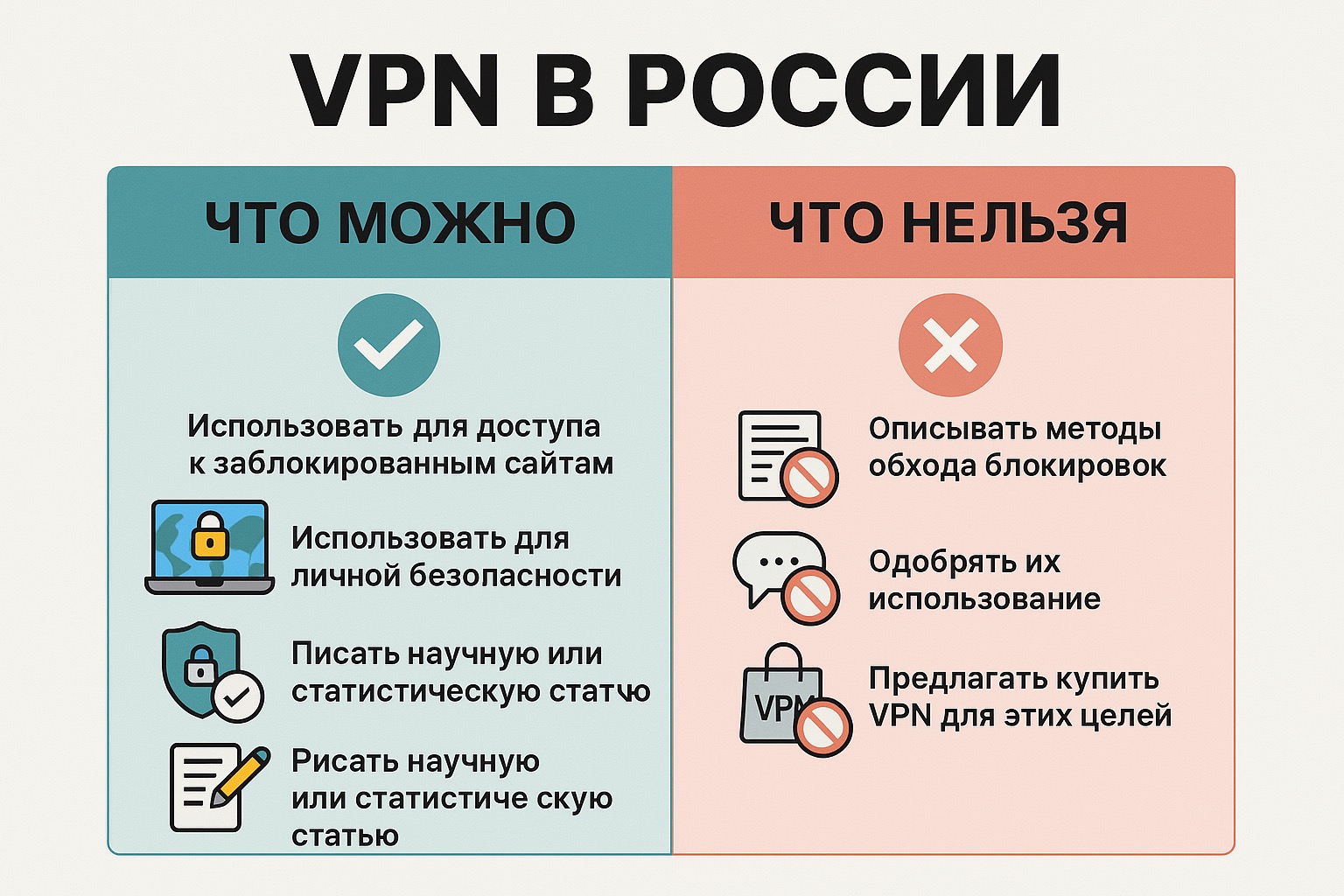 Что можно и что нельзя по закону о VPN в России